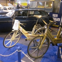 Colin's Volvo plastic bikes